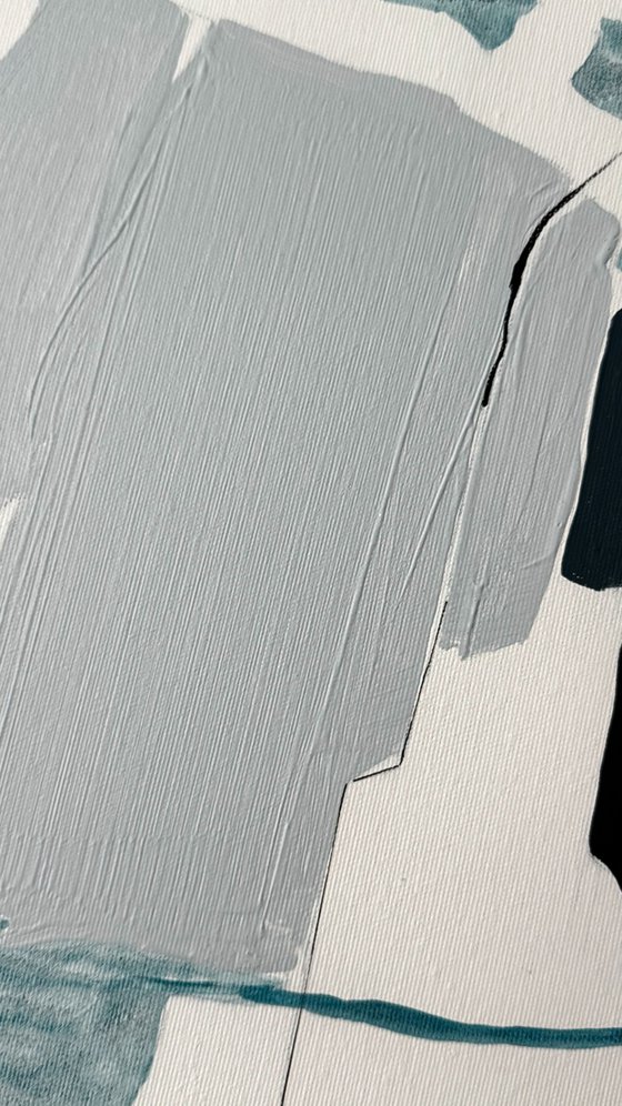 Lines of Stillness Abstract