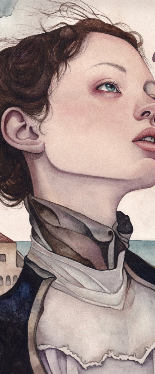 Page of Swords by Lisa Lennon