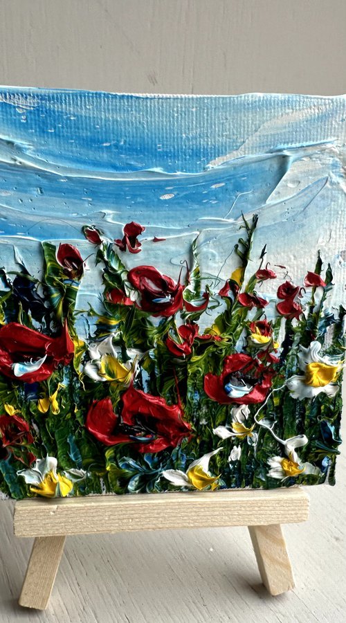 Poppies red flowers by Oksana Fedorova