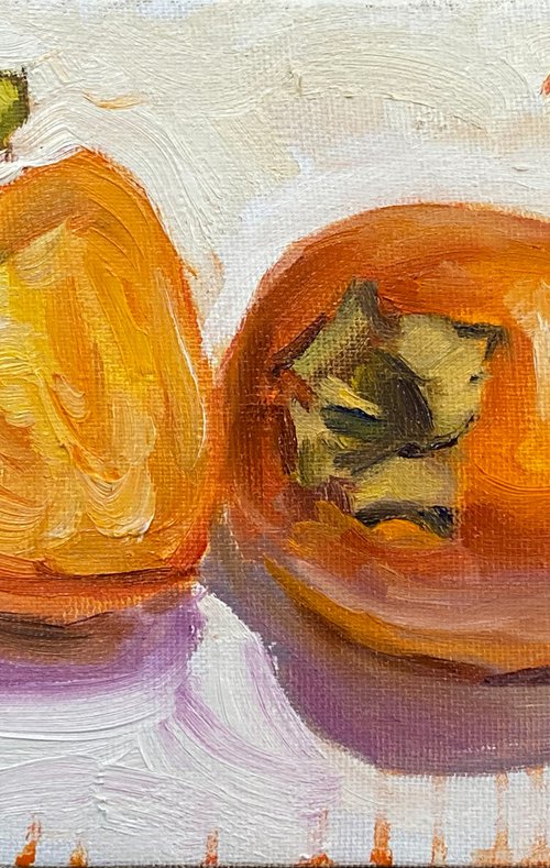 Persimmons by Nataliia Nosyk