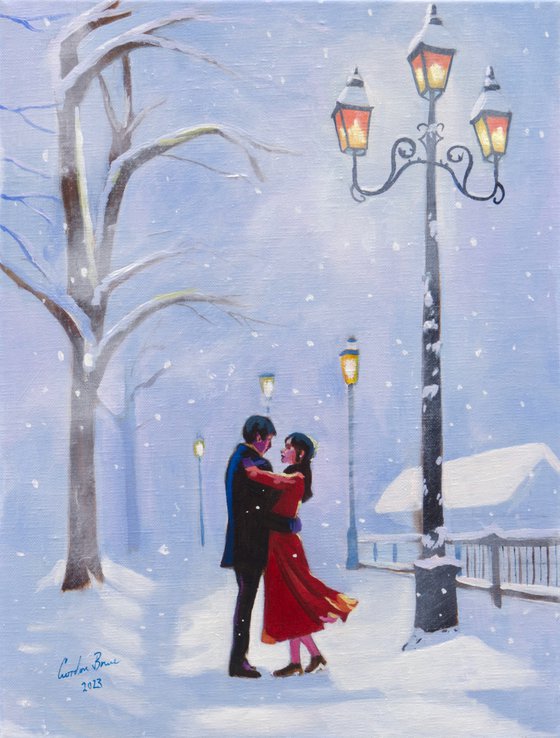 Snowflake Waltz painting by Gordon Bruce