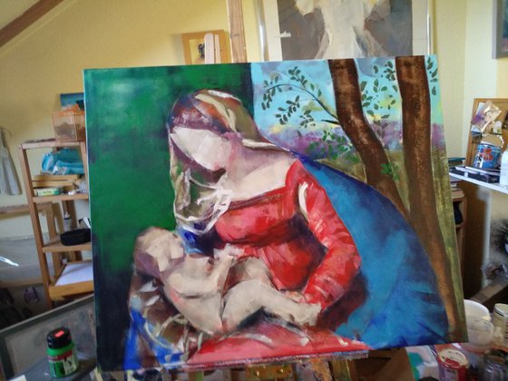 Madonna and child 5