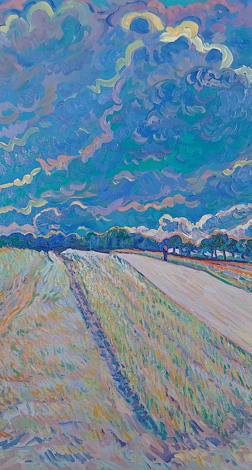 Gathering rain clouds. by Nigel Dickerson