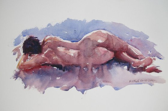 reclining female nude