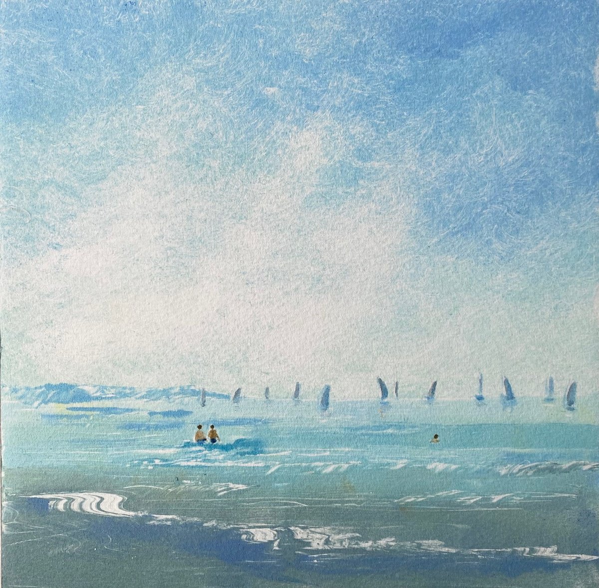 West Wittering Beach by Rebecca Denton