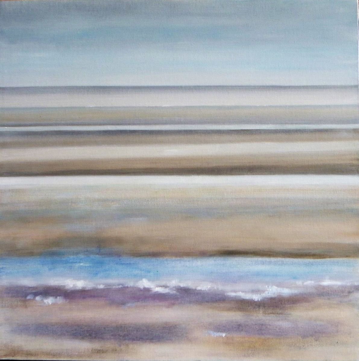 Ebbing Tide - Camber Sands by Sherry Edmondson
