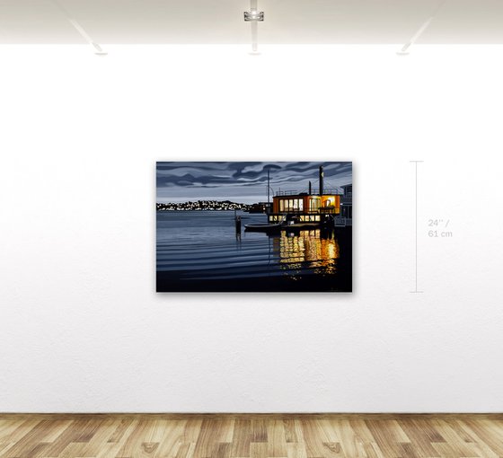 Yellow Ferry Dock / Night #2