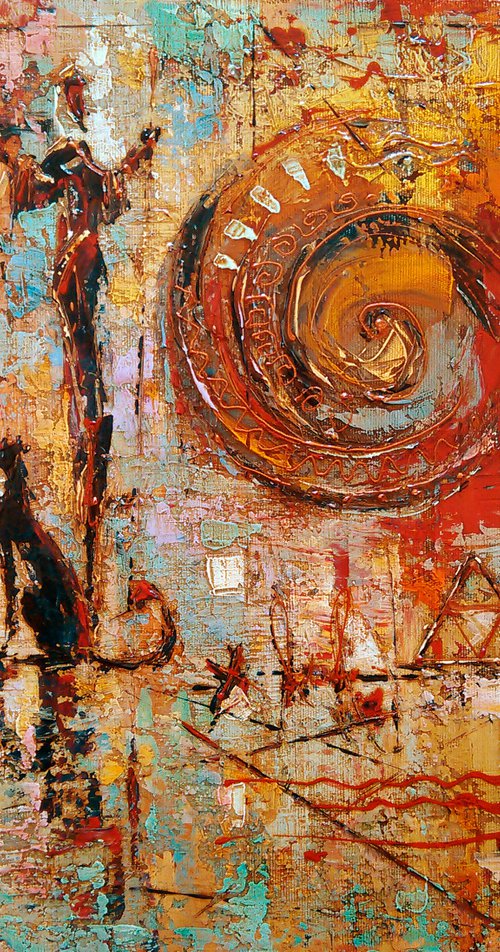 Abstract Painting #04 by Movses Petrosyan