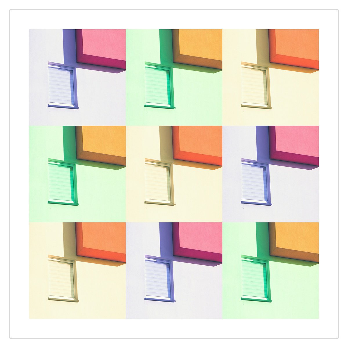 Geometric Photograph , Urban Quilt 1 By Beata Podwysocka, 28 X 28, Artwork For Sale On Artfinder