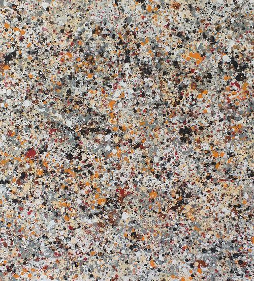 Contemporary J.Pollock style acrylic by M.Y. by Max Yaskin