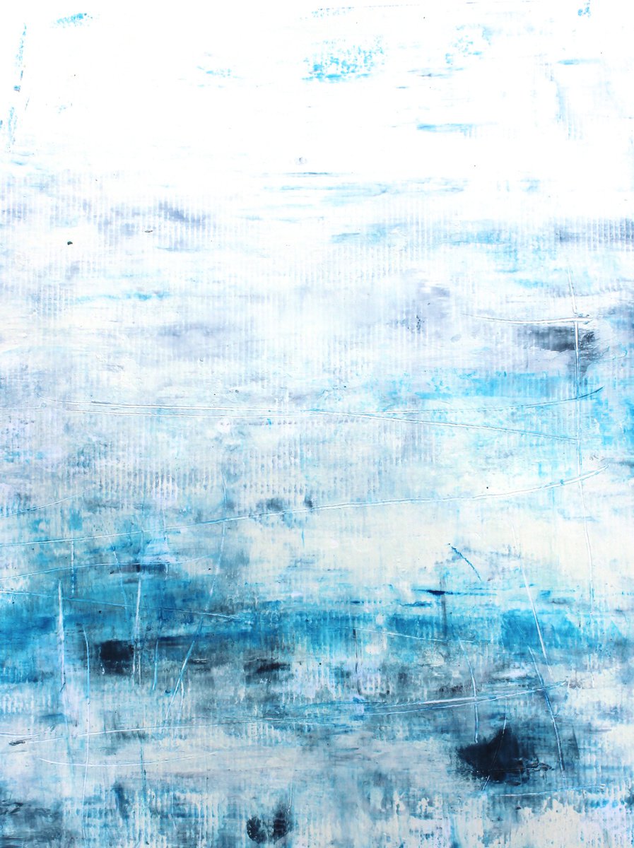 Blue landscape 2 by Laura Spring