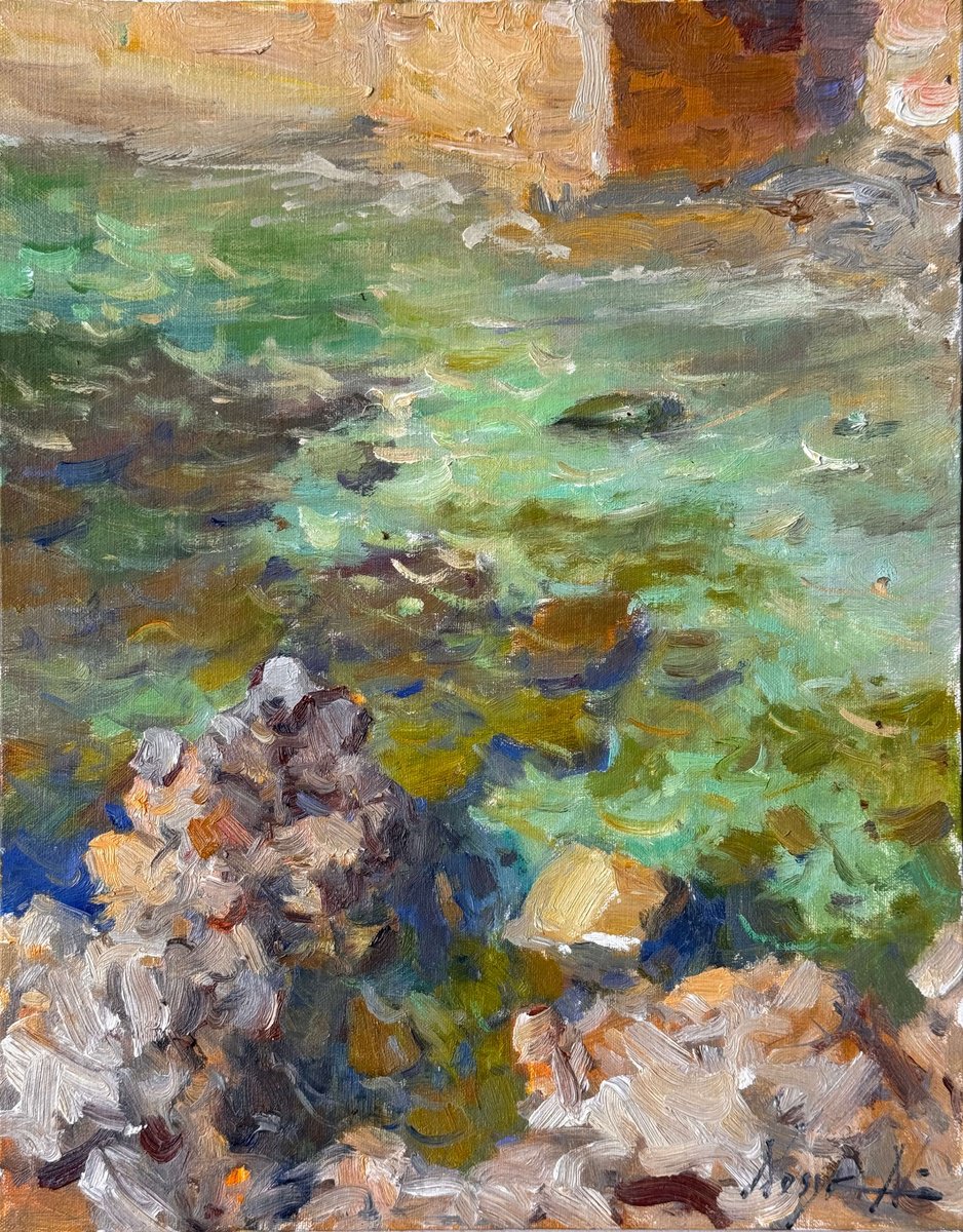 Light Beneath The Surface By Nataliia Nosyk, 11 X 14, Artwork For Sale On Artfinder