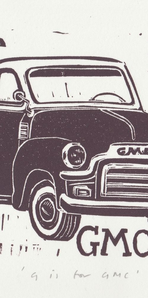 G is for GMC van by Caroline Nuttall-Smith