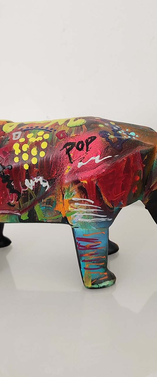 Fun rhino by ÂME SAUVAGE