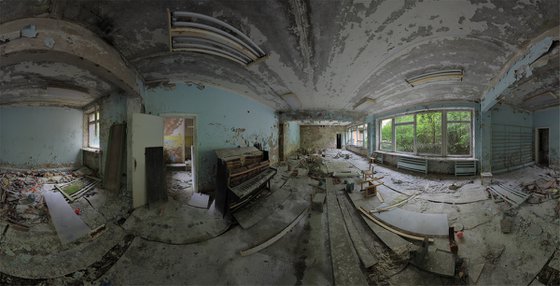 #36. Pripyat kindergarten hall 1 - XL size