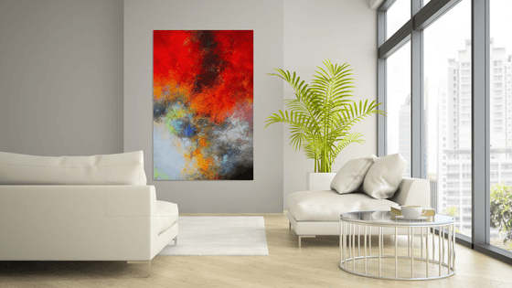 150x100cm. / Abstract Painting / Alex Senchenko © 2019 / Best-seller