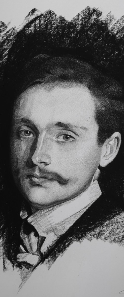 Male Portrait  No. 6 by Mariam Darchiashvili