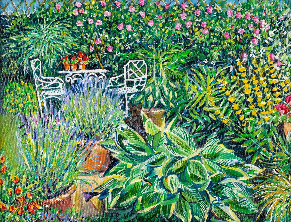 PATIO OF PROFUSION by Diana Aungier-Rose