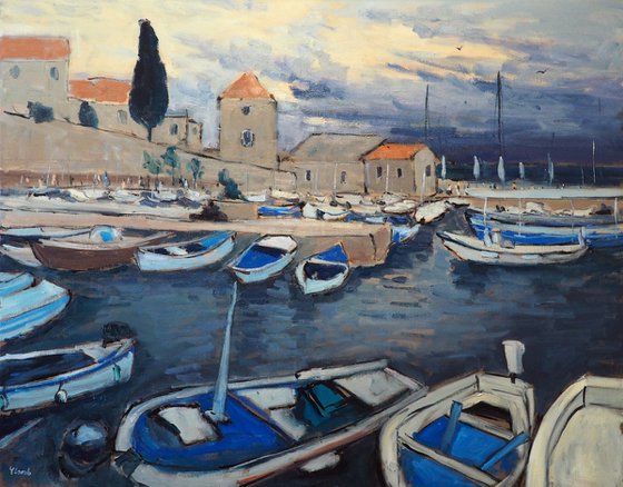 Harbour at dusk