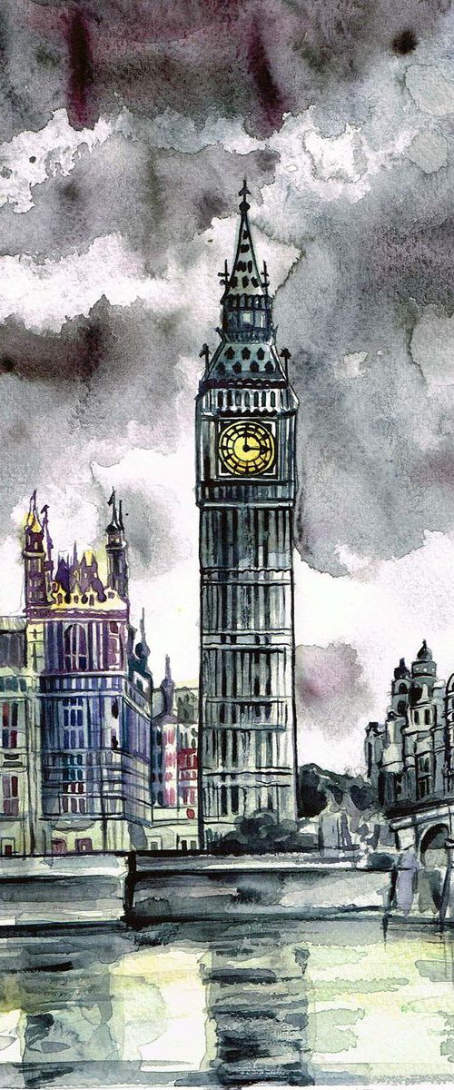 London Big Ben by Diana Aleksanian