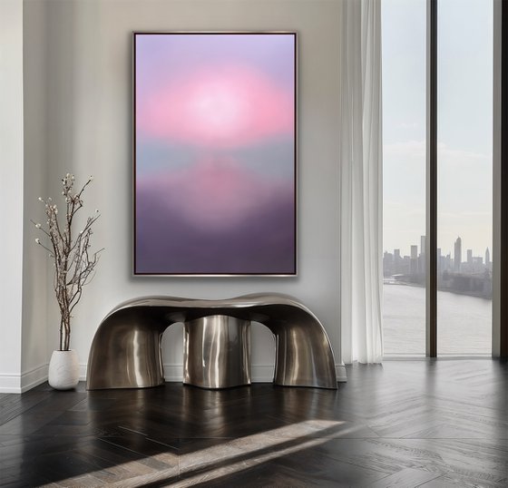 Pastel Abstract Mist Landscape