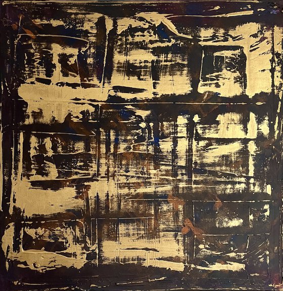 Gold Leaf 70x70x2 cm