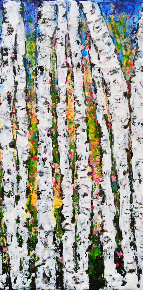 Aspen Trees 02 by Misty Lady - M. Nierobisz