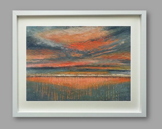 Summer Sunset - Original Painting - Study 5 - Sennen Cove Cornwall