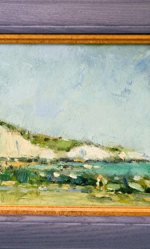 The Cliffs from Rottingdean by Andre Pallat