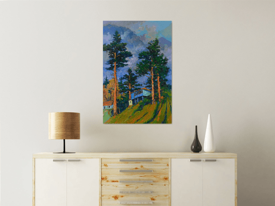 Pine Forest, After the Rain