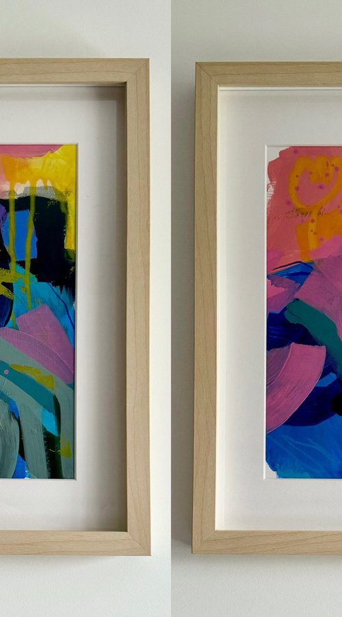 Diptych "Bisous" by Tanya Lytko