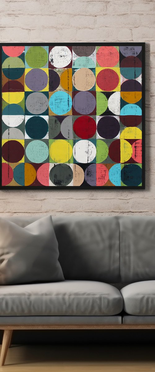 Vintage Spheres No 13 (Framed) by Andrew Watt