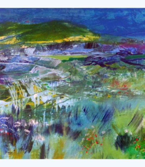 Landscape lakes by Linda Collins Lamb