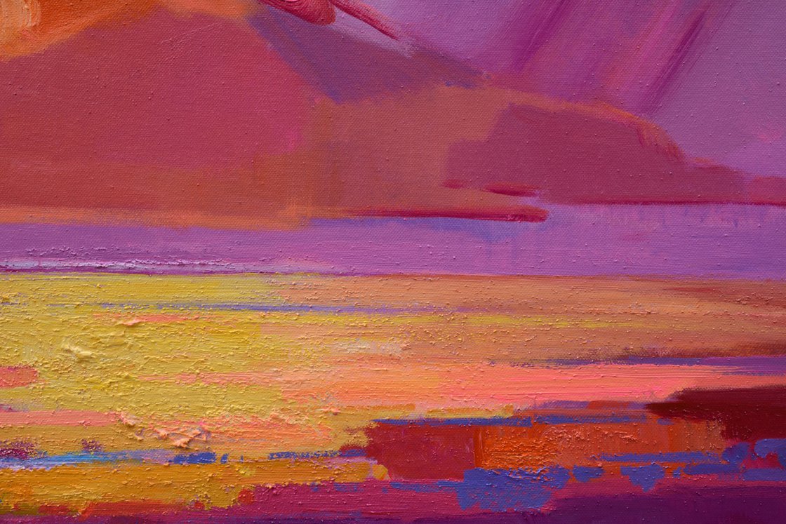 Acryl Painting 作者不明 Original Acrylic Painting - Sky Abstract 088 by Jianzhe Chon
