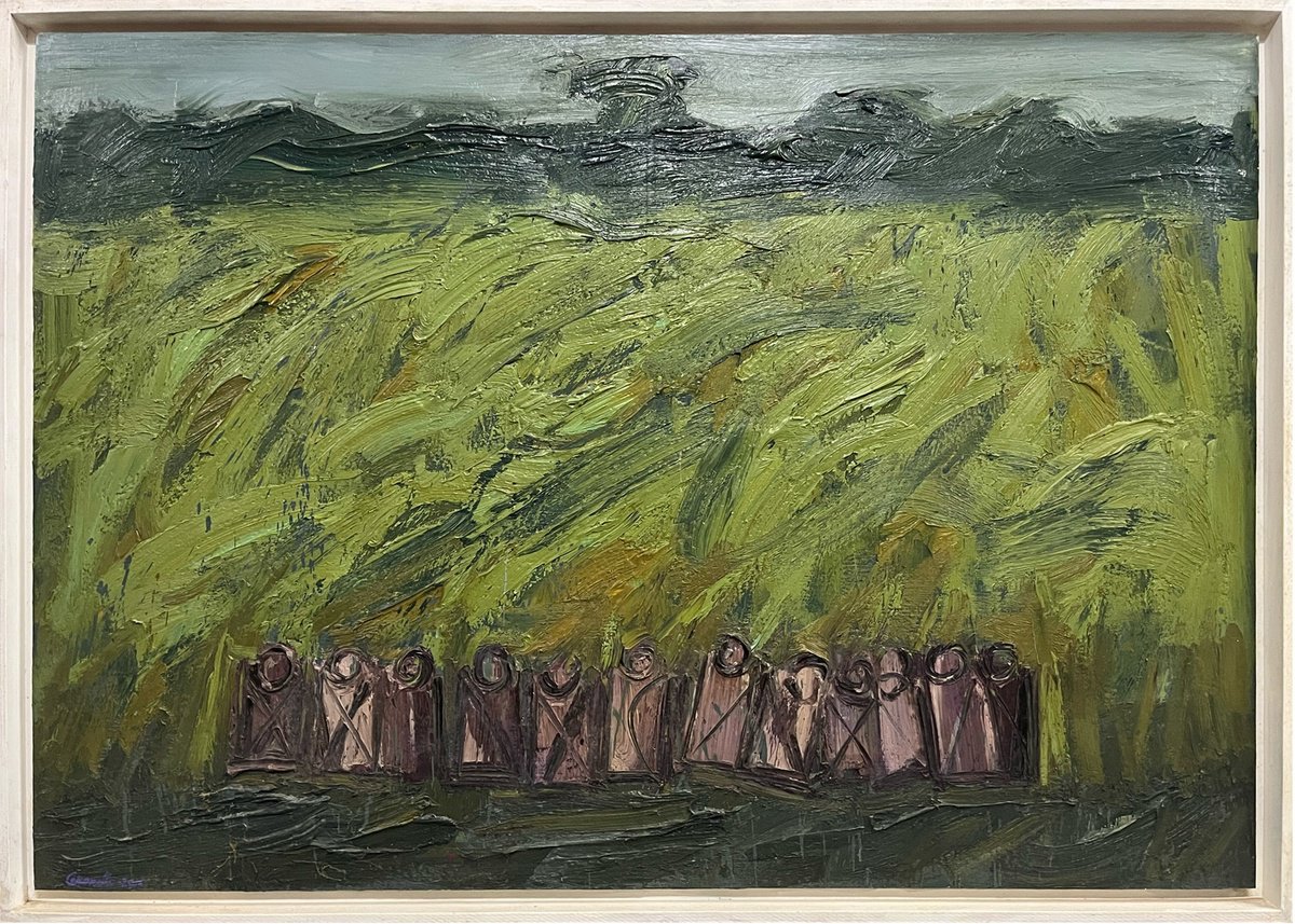 Green Field By Gastone Cecconello, 62 X 42, Artwork For Sale On Artfinder