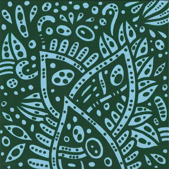 Florals - set of 4 paintings