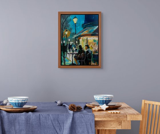 Café in the Evening Light