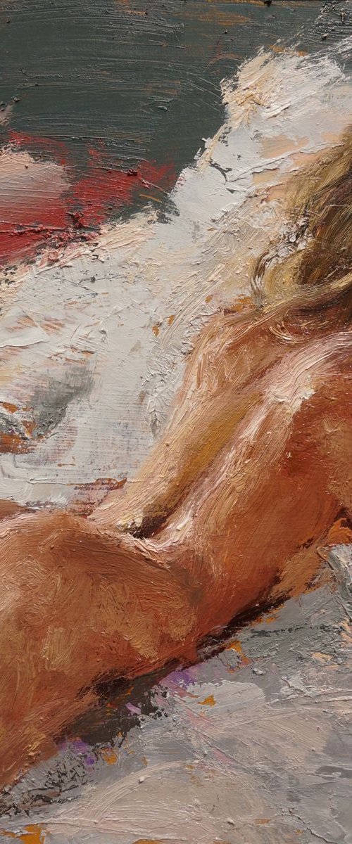On the bed by Manuel Leonardi