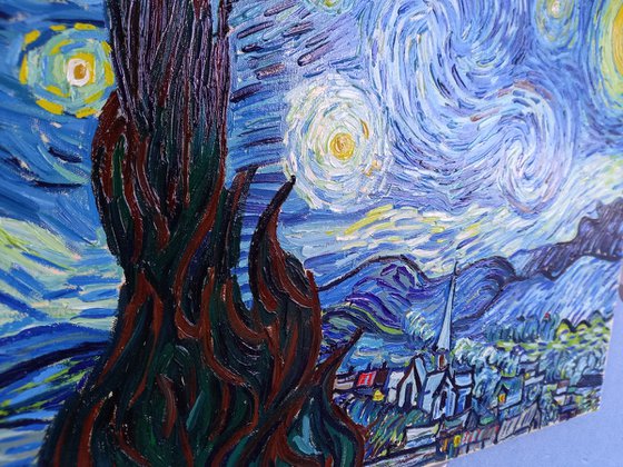 The Starry Night, Van Gogh hommage