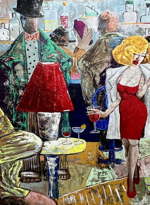 The Lady in Red by Ta Byrne