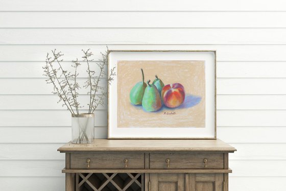 Pears and peach