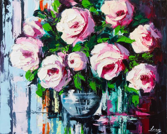 Peonies in a vase