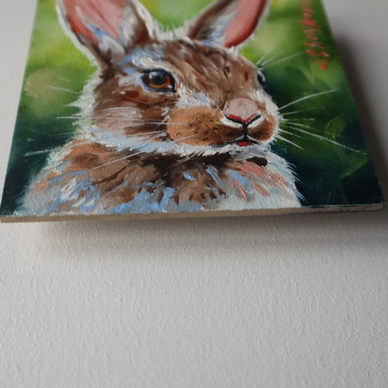 Bunny Miniature Painting