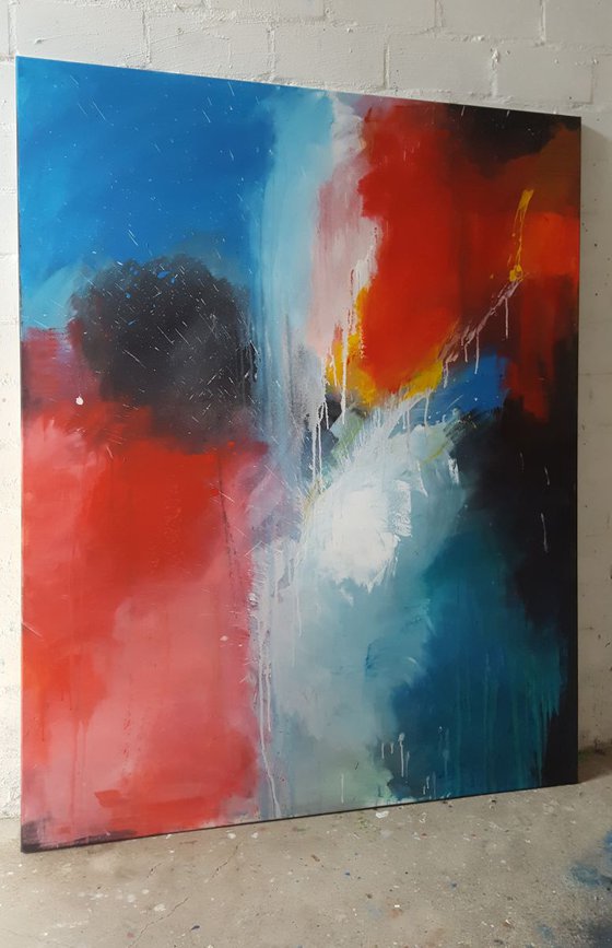 Energy of Color - Large Painting XL 120x140cm