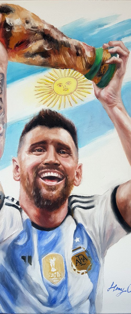 Lionel Messi by Henry Cao