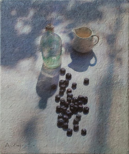 The Morning with Blueberries by Andrejs Ko
