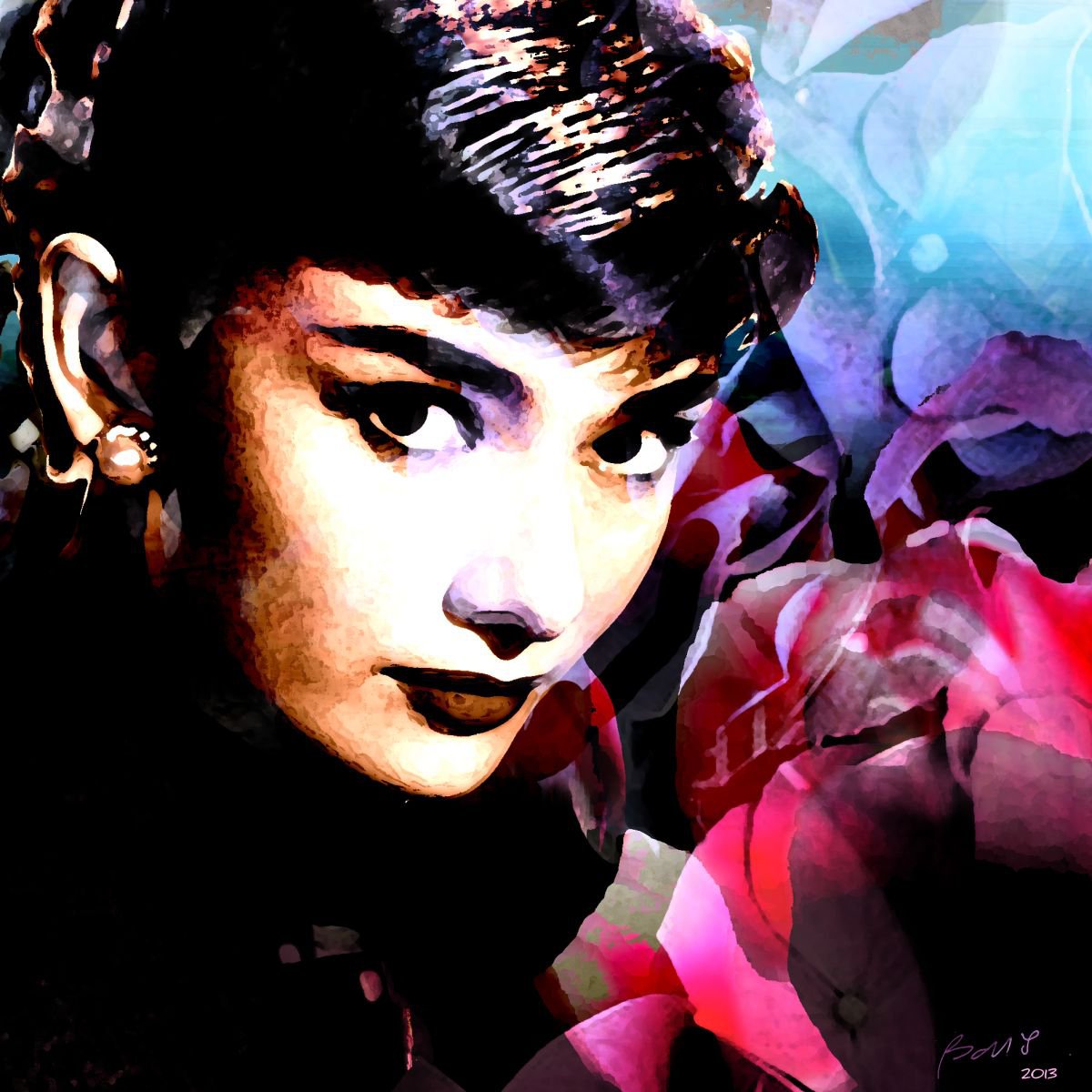 Audrey Hepburn by Boris Nov�k
