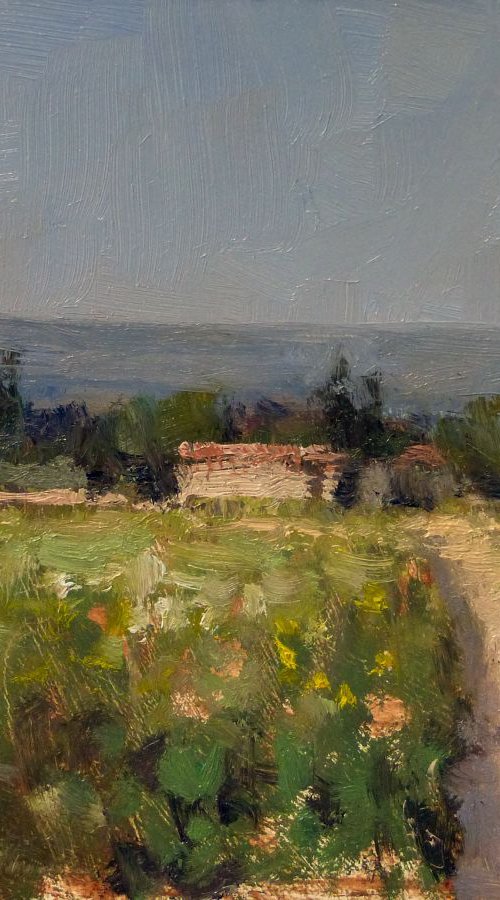 Path near Forcalquier (Provence) by Pascal Giroud