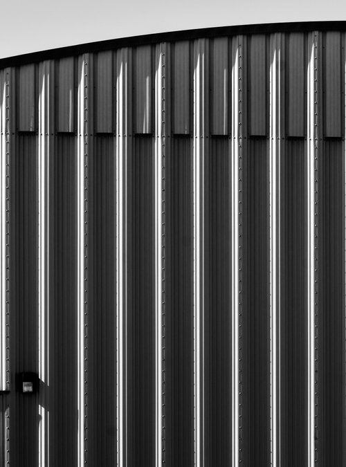 corrugated sheet metal 02 by Daniel Fontaine