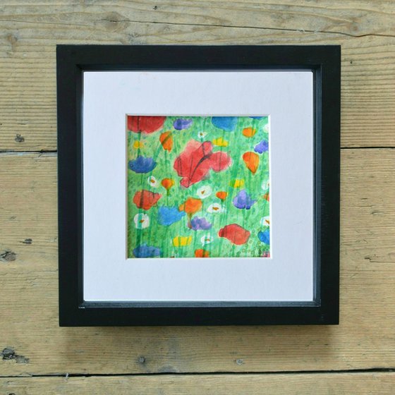 Meadow Flowers 3 - Watercolour, small gift idea